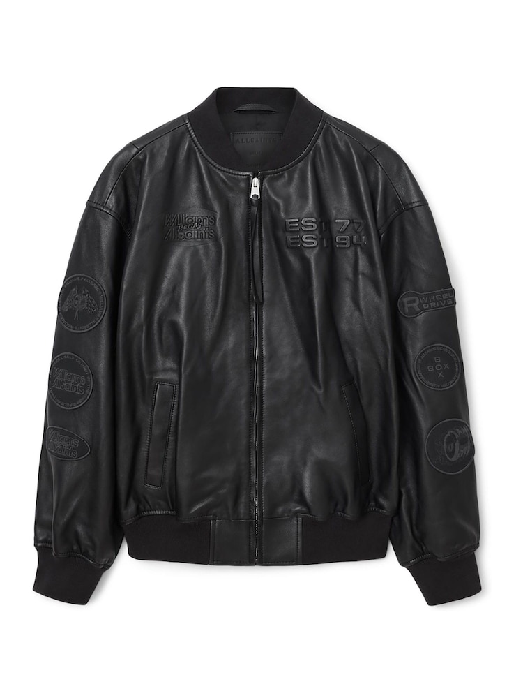 AllSaints Black Belle W Bomber Jacket - Image 8 of 8 AllSaints Black Belle W Bomber Jacket - Image 8 of 8