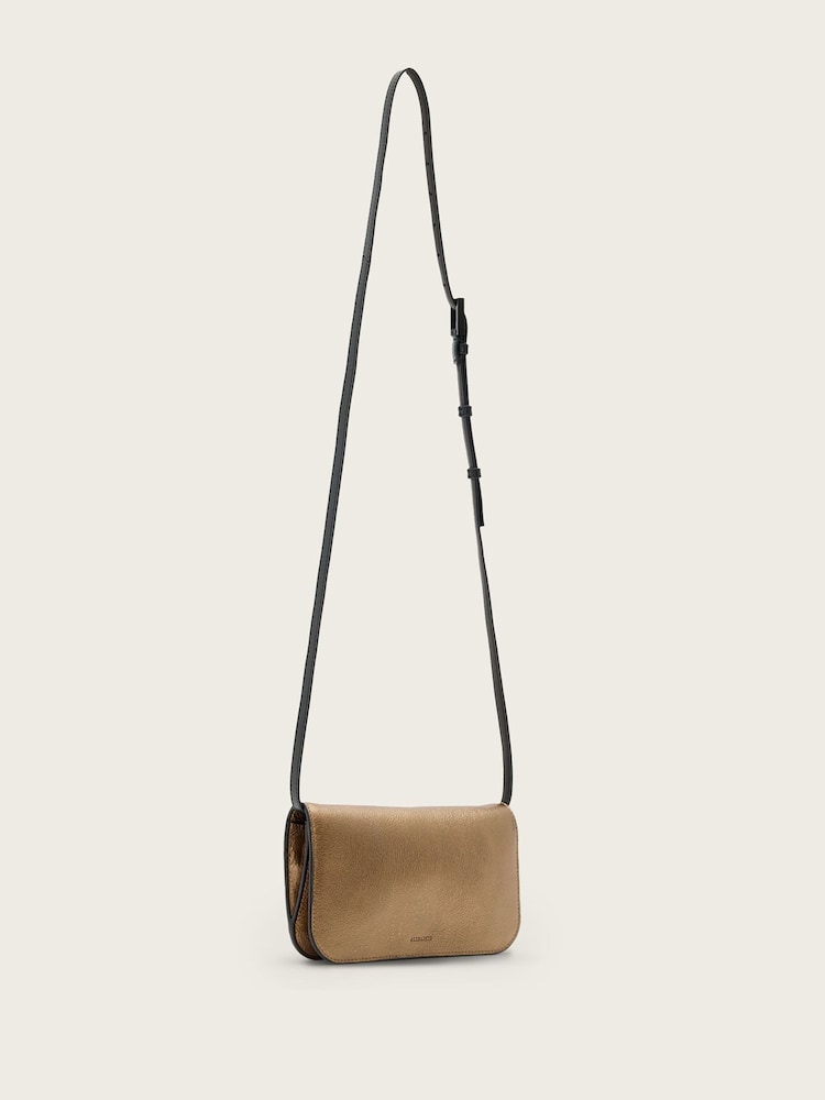 AllSaints Yellow Maeve Xbody Bags - Image 2 of 6