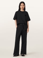 AllSaints Black Zanda T-Shirt - Image 3 of 7