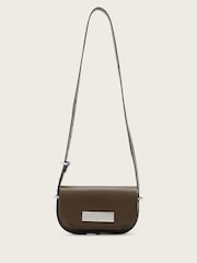 AllSaints Brown Etta Satchel Xbody Bag - Image 1 of 7