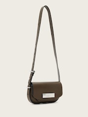 AllSaints Brown Etta Satchel Xbody Bag - Image 3 of 7