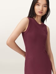 AllSaints Red Gia Maxi Dress - Image 6 of 7