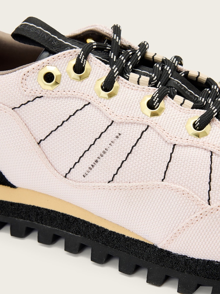 AllSaints Pink Nevis Sneakers - Image 6 of 6