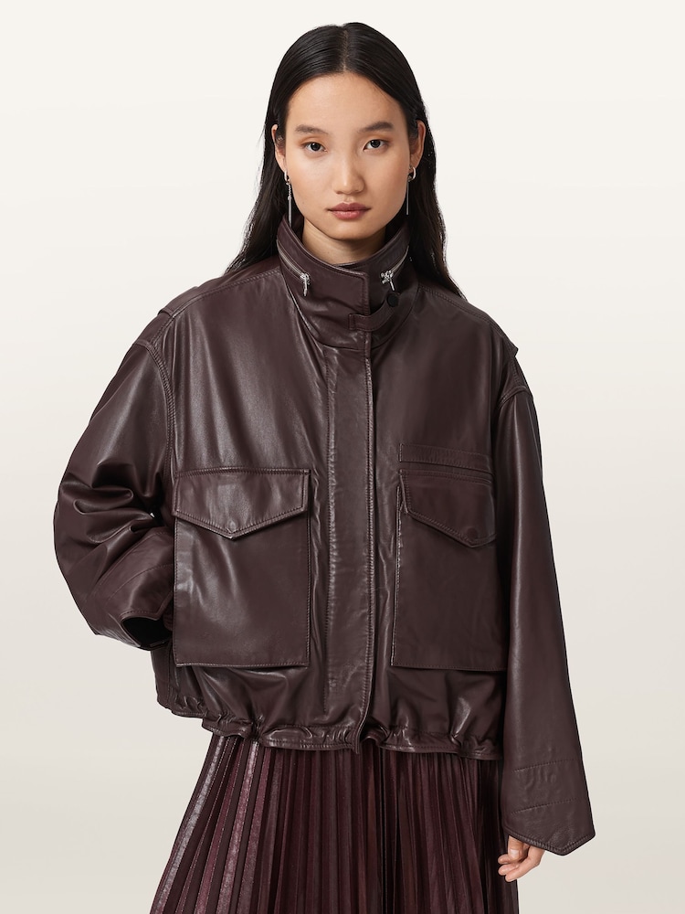AllSaints Red Clay Jacket - Image 1 of 8
