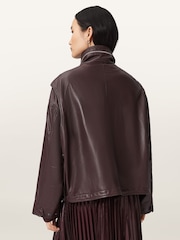 AllSaints Red Clay Jacket - Image 7 of 8