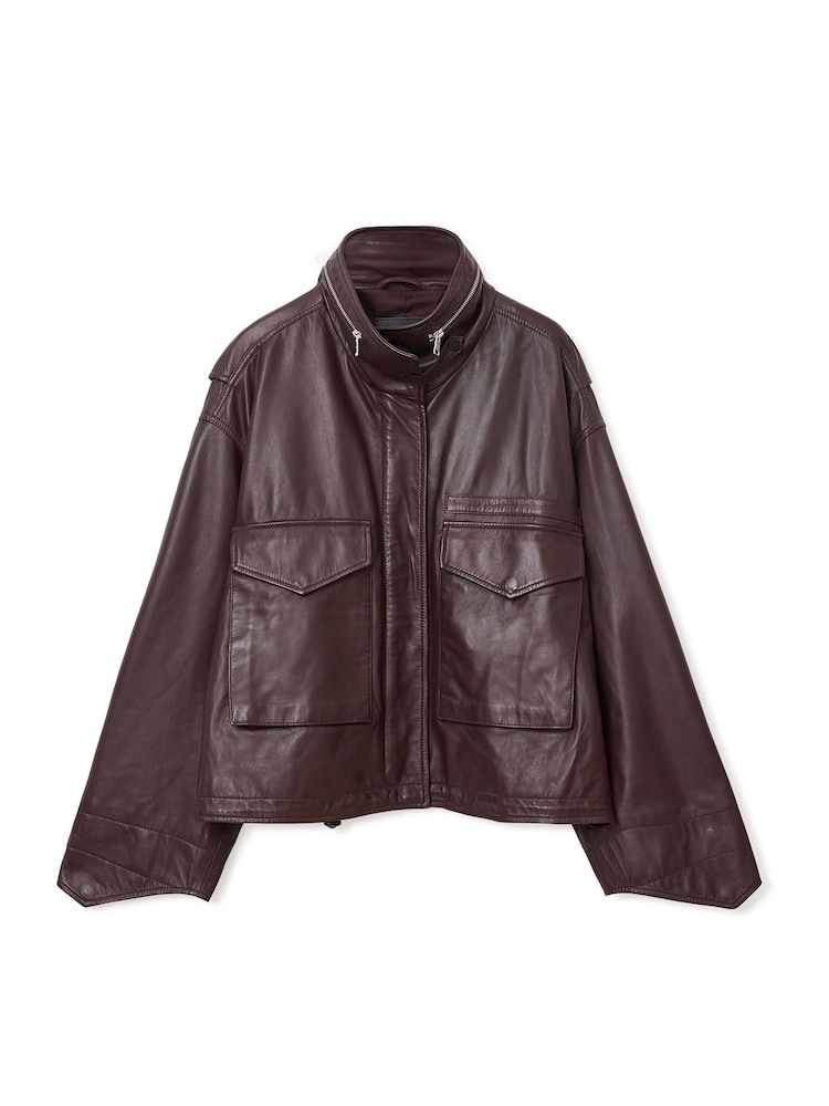AllSaints Red Clay Jacket - Image 8 of 8