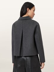 AllSaints Grey Seannah Jacket - Image 1 of 7