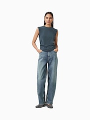 Azul - Camiseta regata AllSaints West - Imagem 3 de 7
