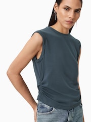 Azul - Camiseta regata AllSaints West - Imagem 5 de 7