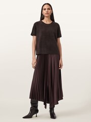 AllSaints Brown Rebel T-Shirt - Image 5 of 7