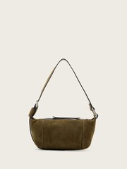 AllSaints Green Vega Suede Mini Bag - Image 2 of 7