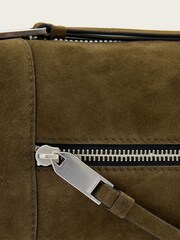 AllSaints Green Vega Suede Mini Bag - Image 5 of 7