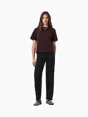 AllSaints Red Lisa T-Shirt - Image 4 of 7