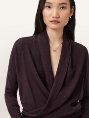 AllSaints Red Wasson Pirate Cardigan - Image 5 of 7