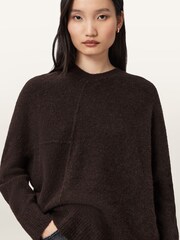 AllSaints Red Lock Crew Neck Jumper - Image 5 of 7