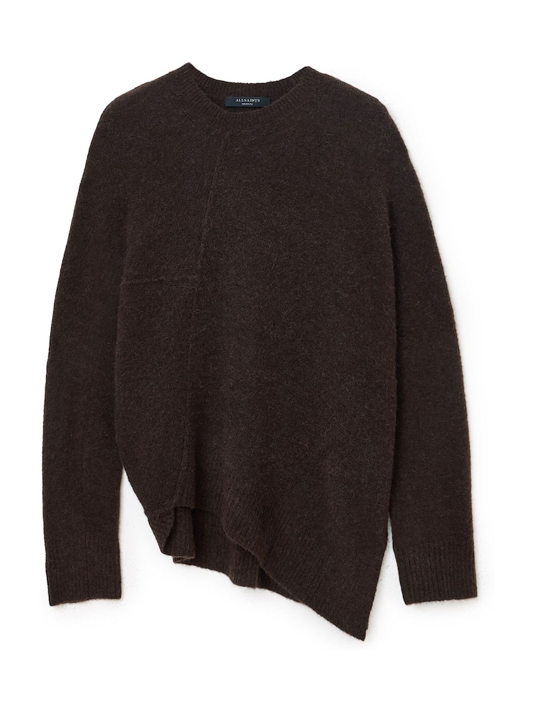AllSaints Red Lock Crew Neck Jumper - Image 7 of 7