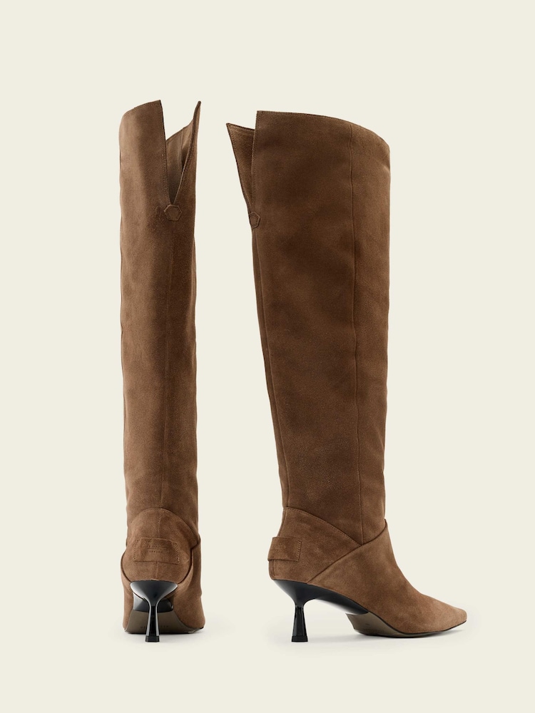 Temno rjava barva - Nizki škornji AllSaints Odyssey - Slika 6 iz 6 Temno rjava barva - Nizki škornji AllSaints Odyssey - Slika 6 iz 6