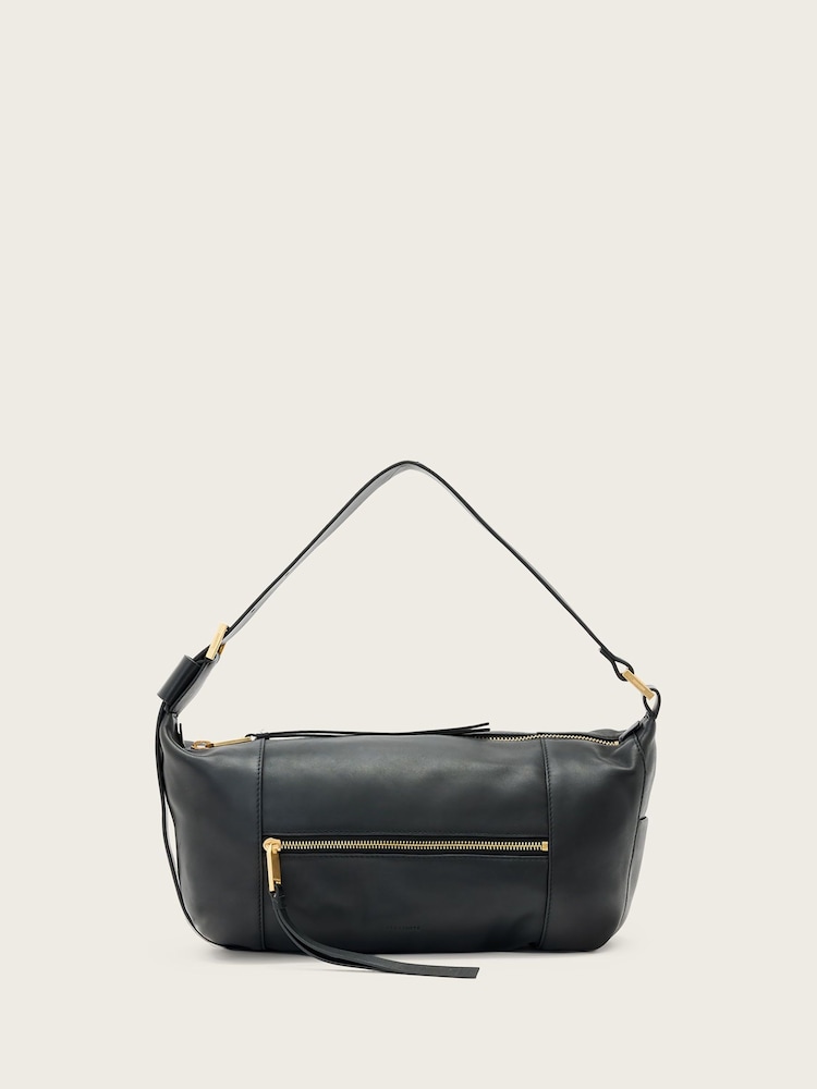 AllSaints Black Vega Shoulder Bag - Image 1 of 7