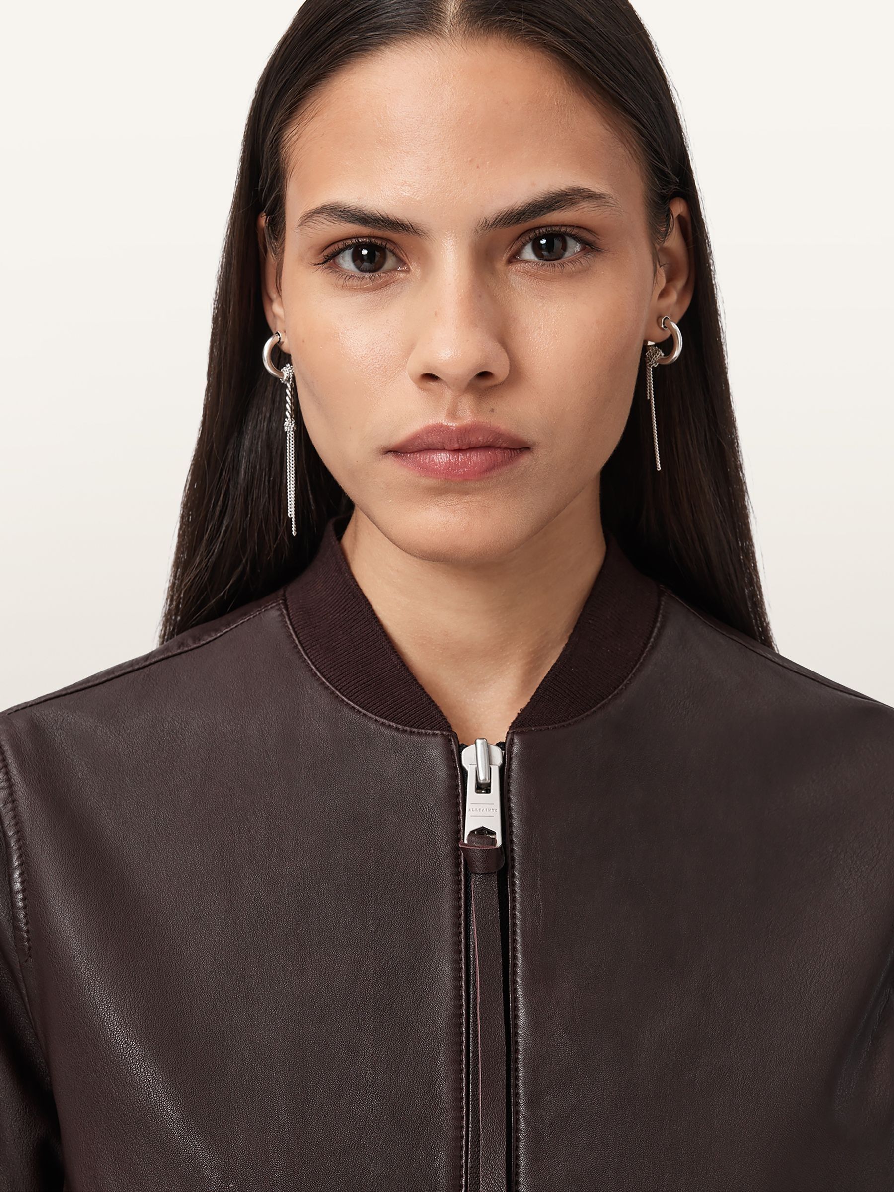 Buy AllSaints Red Orten Black Bomber Jacket from Next USA