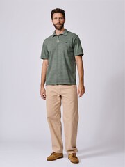 Aubin Green Arkwright Heavyweight Jersey Polo Shirt - Image 3 of 5