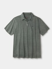 Aubin Green Arkwright Heavyweight Jersey Polo Shirt - Image 5 of 5