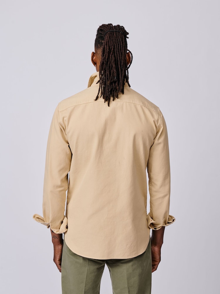 Aubin Henderson Canvas Cream Overshirt - Image 2 of 6 Aubin Henderson Canvas Cream Overshirt - Image 2 of 6