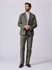 Aubin Green Mareham Patch Pocket Blazer - Image 3 of 6