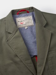 Aubin Green Mareham Patch Pocket Blazer - Image 6 of 6
