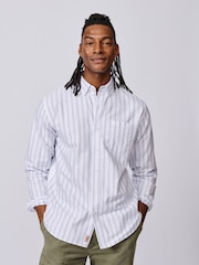 Aubin Purple Aldridge Oxford Button Down Shirt - Image 1 of 5