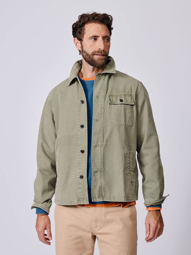 Aubin Green Dowse Worker Jacket - Image 1 of 6