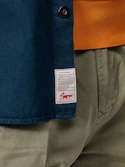 Aubin Blue Henderson Canvas Overshirt - Image 5 of 6