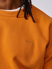 Aubin Orange Brandon Crew Neck Sweater - Image 4 of 6