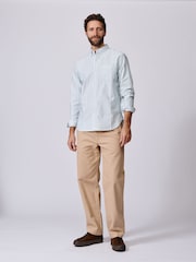 Aubin Green Aldridge Oxford Button Down Shirt - Image 3 of 6