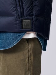 Aubin Blue Herriot Down Gilet - Image 6 of 7