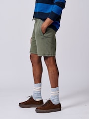 Aubin Green Glebe Sweat Shorts - Image 4 of 7