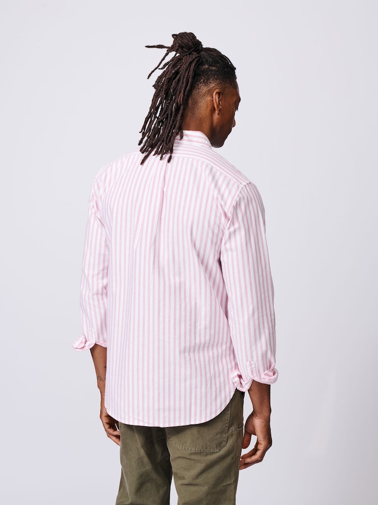 Aubin Pink Aldridge Oxford Button Down Shirt - Image 2 of 6