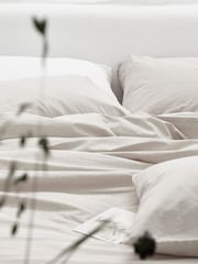 Designers Guild Linen Natural Loweswater 300 Thread Count Duvet Cover and Pillowcase Set - Image 2 of 4