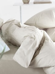 Designers Guild Linen Natural Loweswater 300 Thread Count Duvet Cover and Pillowcase Set - Image 3 of 4