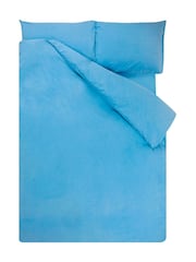 Designers Guild Cobalt Blue Loweswater 300 Thread Count Duvet Cover and Pillowcase Set - Image 4 of 4