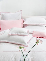 Designers Guild Set of 2 Fuchsia Pink Astor 400 Thread Count Pillowcases - Image 1 of 4