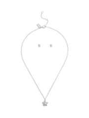 COACH Silver Tone Signature C Pavé Star Boxed Jewelry Set - Image 1 of 6