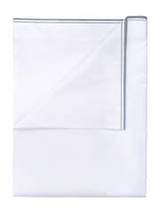 Designers Guild Silver And Slate Astor 400 Thread Count Flat Sheet - Image 3 of 3