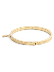 COACH Gold Tone Signature Rexy Charm Bangle Bracelet - Image 2 of 5