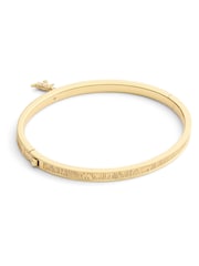 COACH Gold Tone Signature Rexy Charm Bangle Bracelet - Image 4 of 5