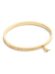 COACH Gold Tone Signature Rexy Charm Bangle Bracelet - Image 5 of 5