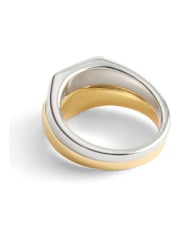 COACH Gold Tone Signature Signet Duo Ring Set - Image 2 of 3