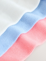 Pastel Frill Top Ankle Socks 3 Pack - Image 6 of 6