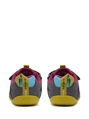 Clarks Grey Pre Walker Hero Toddler Shoes - Image 5 of 6