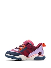 Clarks Red Feather Track Toddler Trainers - Image 2 of 6