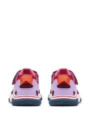 Clarks Red Feather Track Toddler Trainers - Image 5 of 6